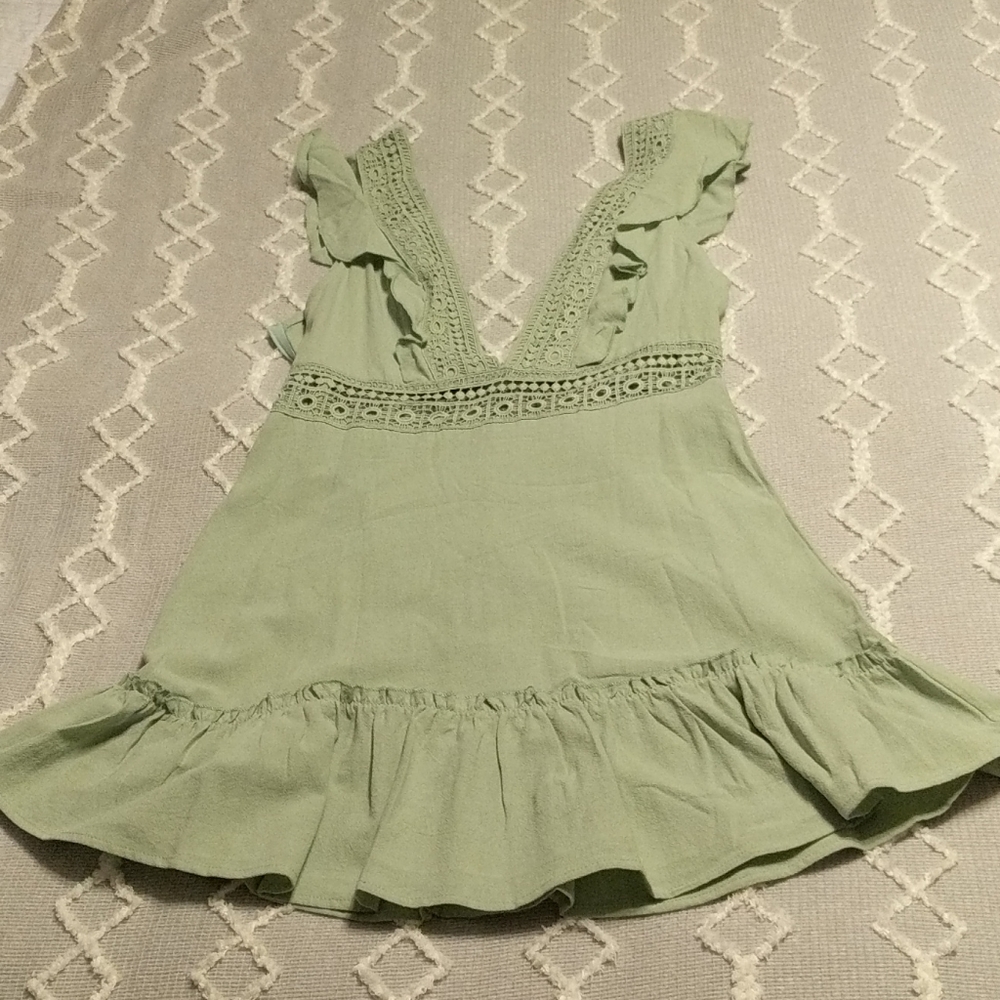 Green dress